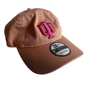 Indiana Hoosiers New Era Core Classic 2.0 Adjustable Hat Khaki NEW